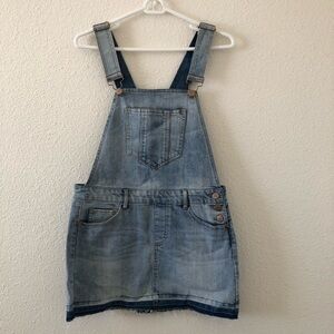 Dollhouse light denim skirt overall 9